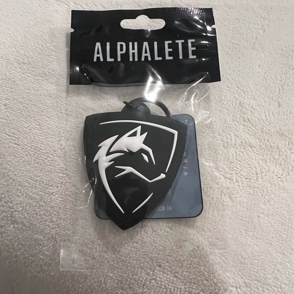 Alphalete Black Key Chain
